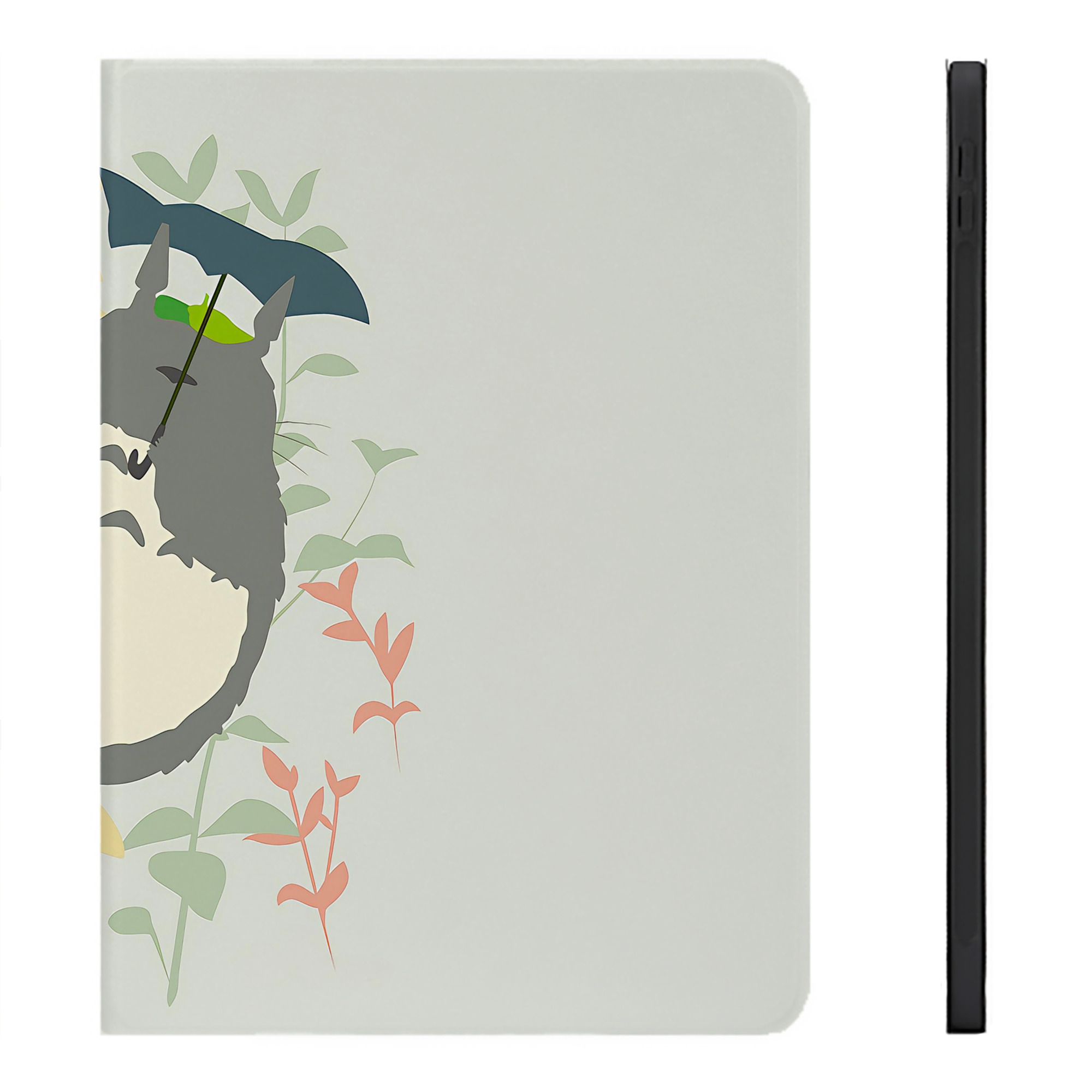 （画像用） となりのトトロ 草壁メイ 草壁サツキ My Neighbor Totoro Satsuki Kusakabe Mei Kusakabe IPadケース ペンホルダー付き ブックスタイルデザイン